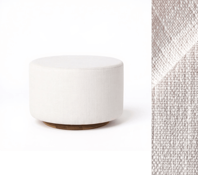 Oilo Ottoman Oval Wood Base