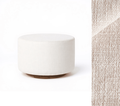 Oilo Ottoman Oval Wood Base