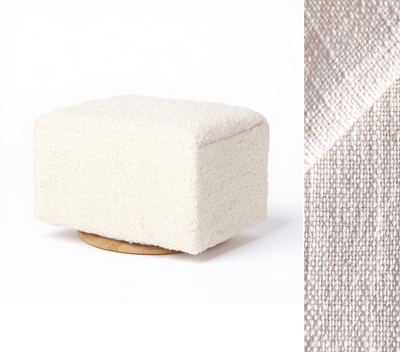 Oilo Ottoman Small Rectangle Wood Base