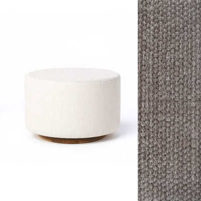 Oilo Ottoman Oval Wood Base