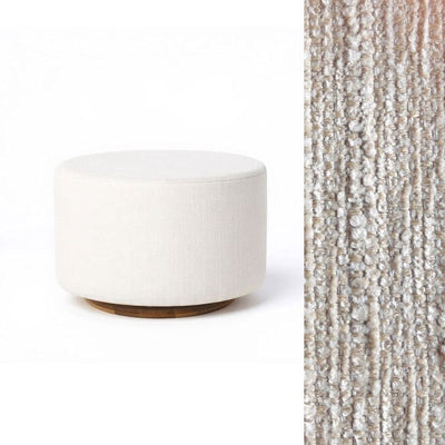 Oilo Ottoman Oval Wood Base