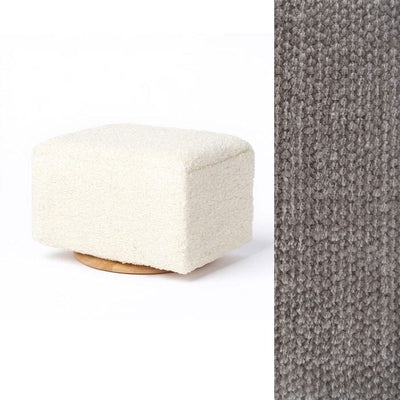 Oilo Ottoman Small Rectangle Wood Base