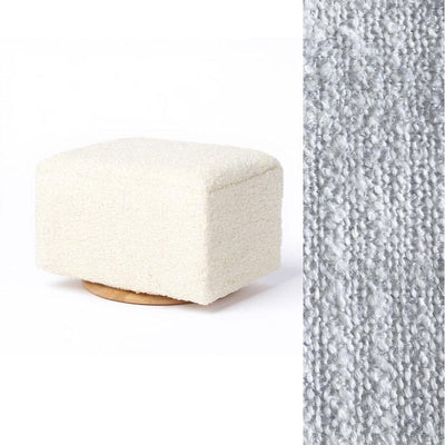 Oilo Ottoman Small Rectangle Wood Base