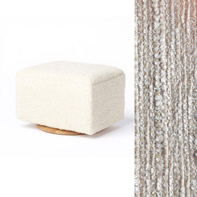 Oilo Ottoman Small Rectangle Wood Base