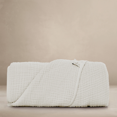 Oilo Muslin Blanket - Fable Collection Eggshell