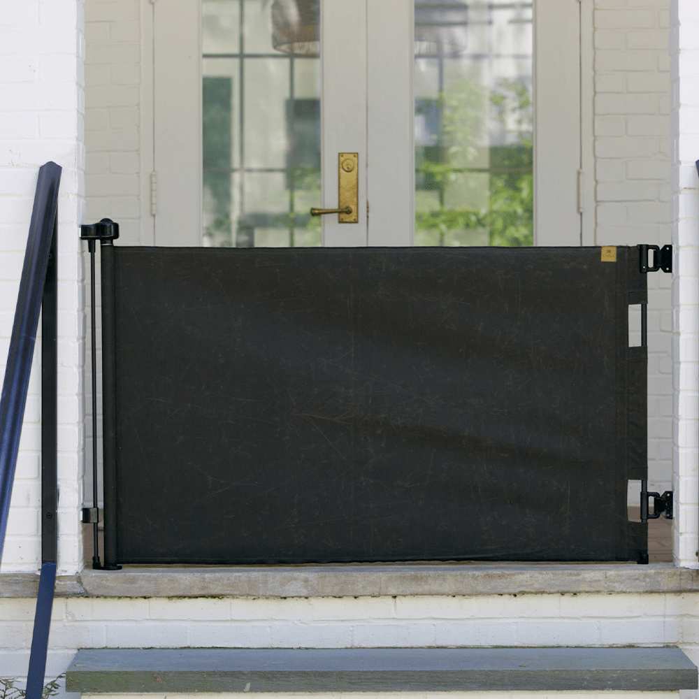 Crafted Gates Co. Oil Waxed Canvas Pet Safety Gate- Strolleria