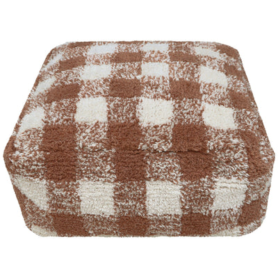 Lorena Canals Pouf - Vichy Natural Toffee