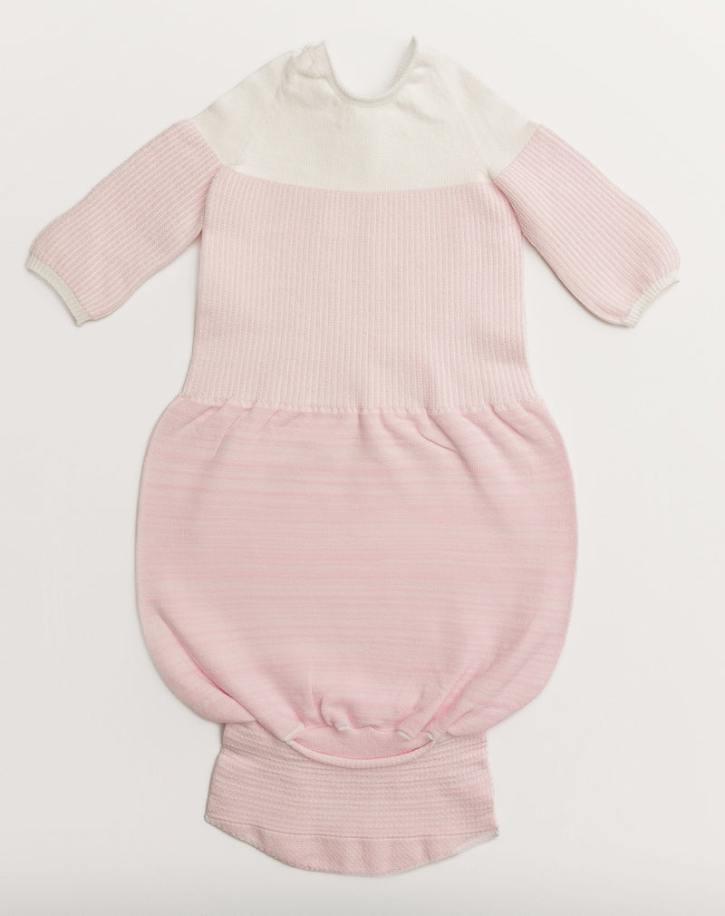 Swaddelini Pink Arms Out™ Long Sleeve Sleep Sack
