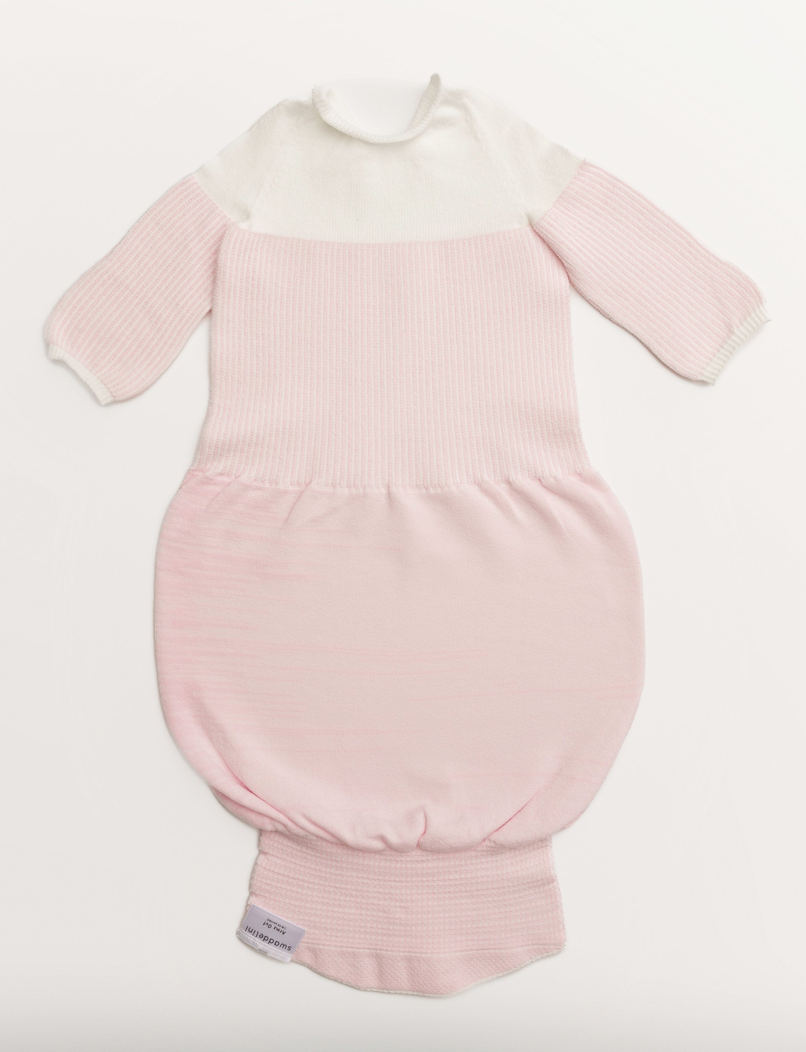 Swaddelini Pink Arms Out™ Long Sleeve Sleep Sack- Strolleria