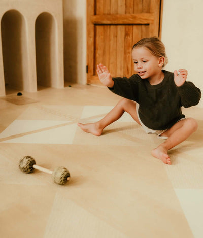 Toddlekind USA Haven Playmat in Kyte - Wheat