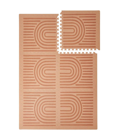 Toddlekind USA Haven Playmat in Linear - Camel