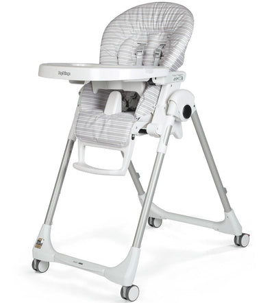 Peg Perego Prima Pappa Zero3 High - Linear Grey Chair - 