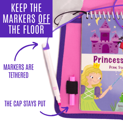 UnbuckleMe® Totebook Kids Dry Erase Travel Activity Book
