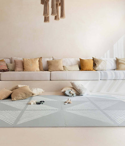Toddlekind USA Haven Playmat in Sandy Lines - Stone