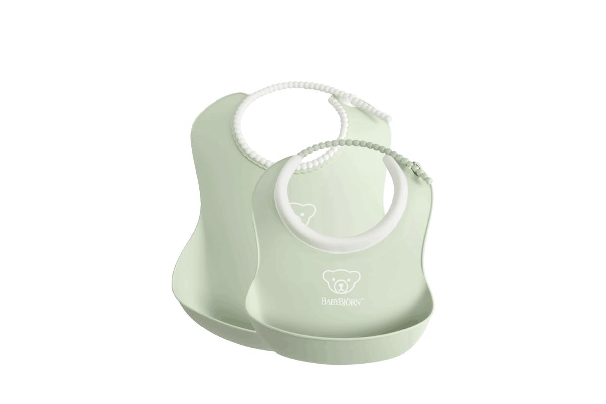 BabyBjorn Feeding Bib Set, 2-pack- Strolleria