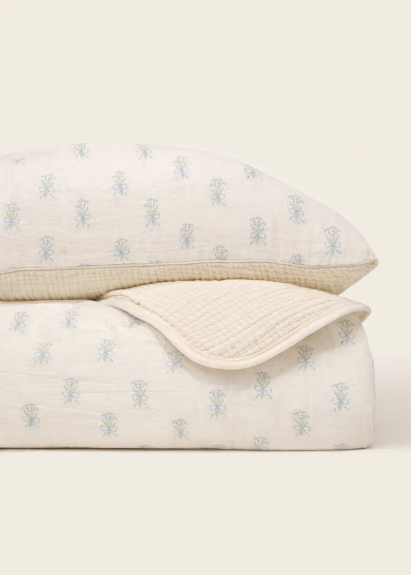 Oilo Muslin Quilt Set - Lily of the Valley- Strolleria