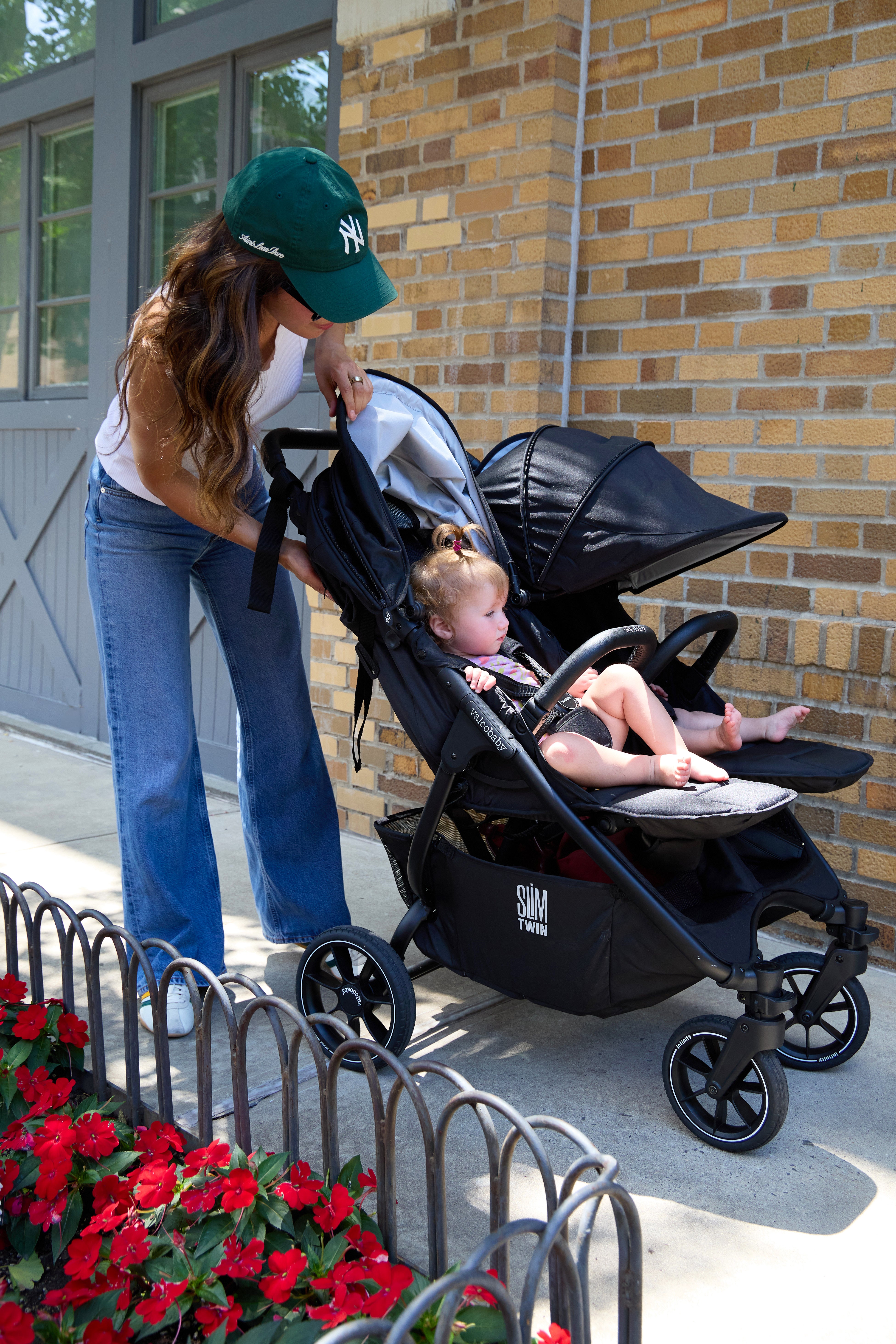 Valco Baby Slim Twin S2 Double Stroller- Strolleria