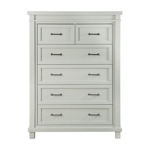 Sage Wood Rowan Tall Dresser - Front View | Strolleria