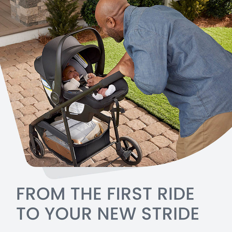 Britax Willow Brook Travel System with Aspen Base- Strolleria
