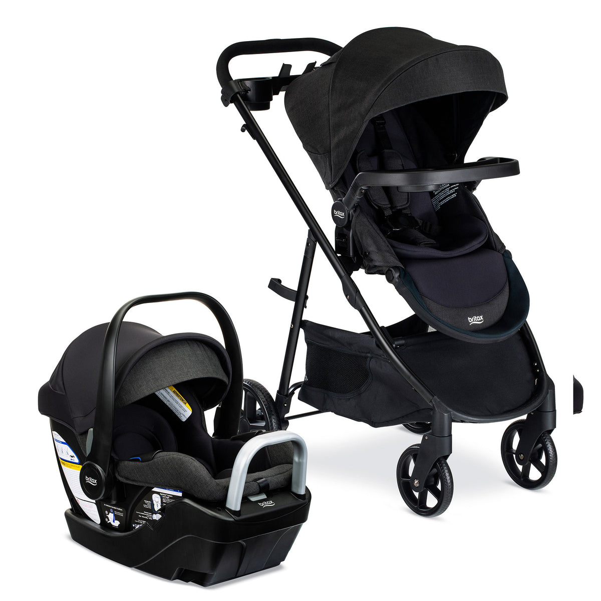 Britax Willow Brook S+ Travel System with Alpine Base- Strolleria