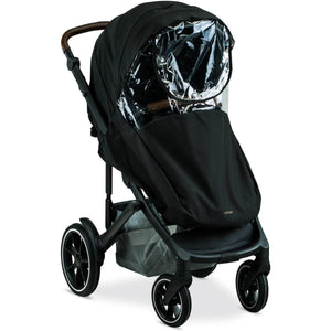 Clear Plastic Romer Tura Rain Cover - Diagonal Front View | Strolleria