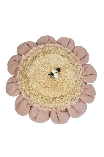 Lorena Canals Planet Bee - Floor Cushion Pink Daisy
