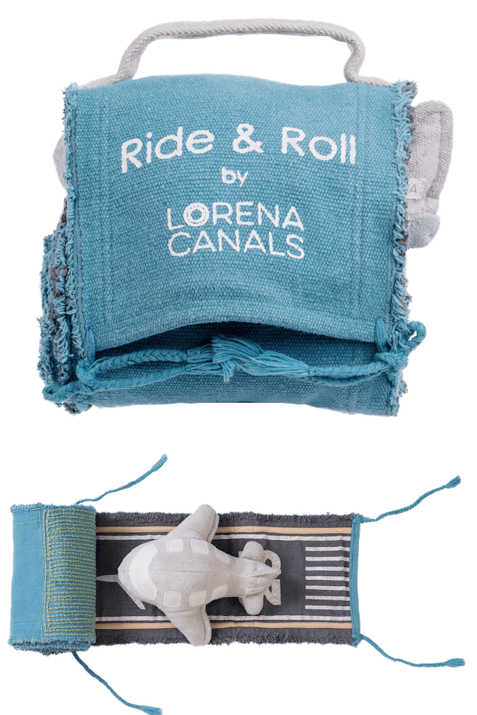 Lorena Canals Soft Toys - Ride & Roll Airplane- Strolleria