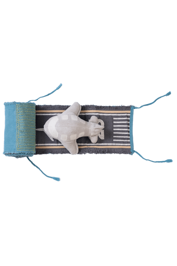 Lorena Canals Soft Toys - Ride & Roll Airplane- Strolleria