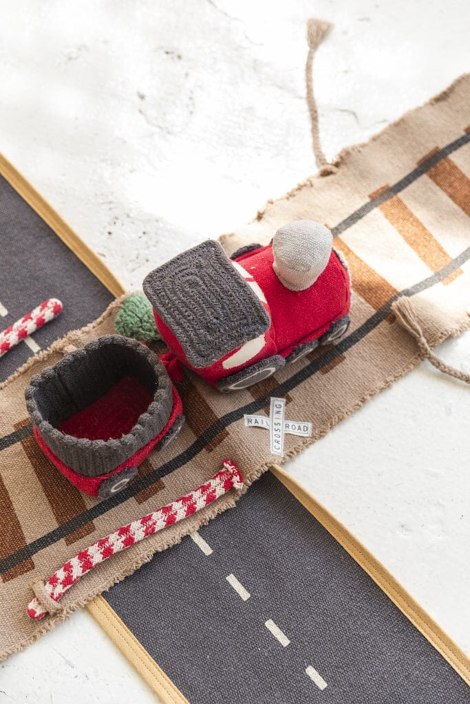 Lorena Canals Soft Toy - Ride & Roll Train- Strolleria