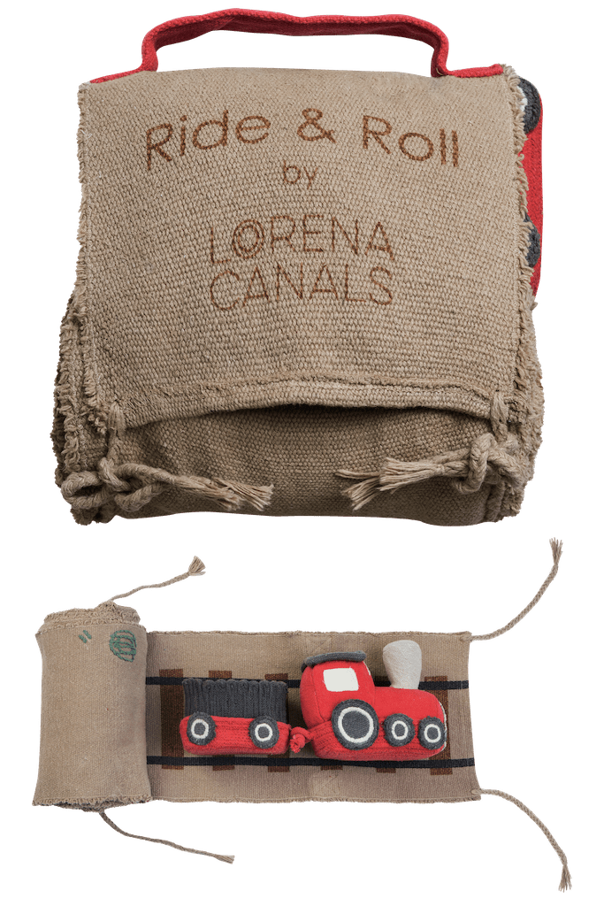 Lorena Canals Soft Toy - Ride & Roll Train- Strolleria