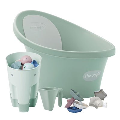 Shnuggle Newborn Bath & Accessories 5-Piece Bundle