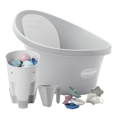 Shnuggle Newborn Bath & Accessories 5-Piece Bundle