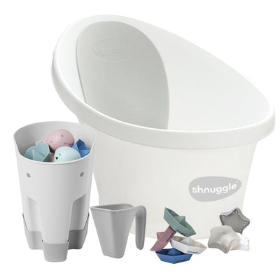 Shnuggle Newborn Bath & Accessories 5-Piece Bundle