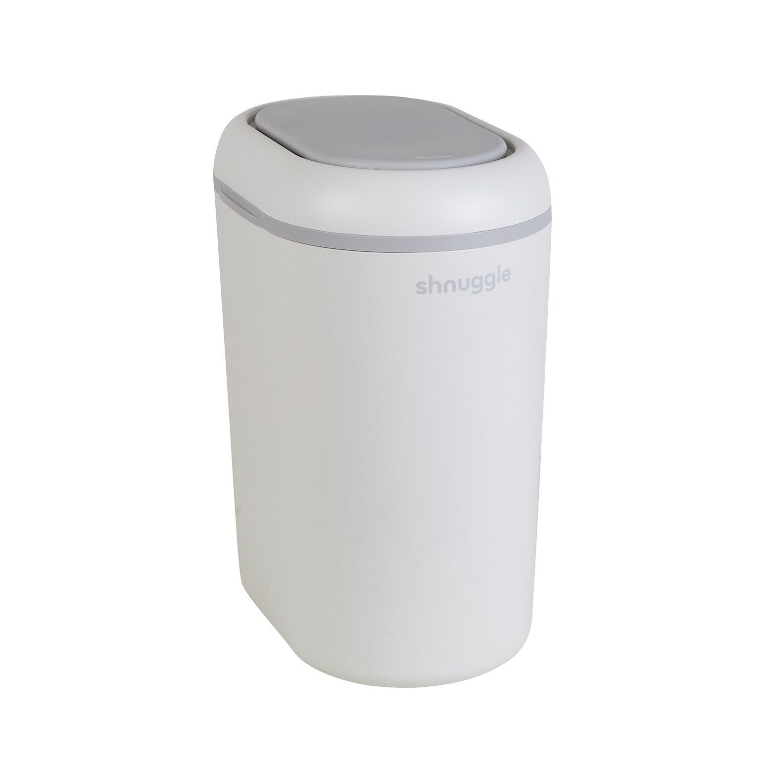 Shnuggle Nappy Bin in White/Grey- Strolleria