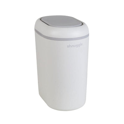 Shnuggle Nappy Bin in White/Grey