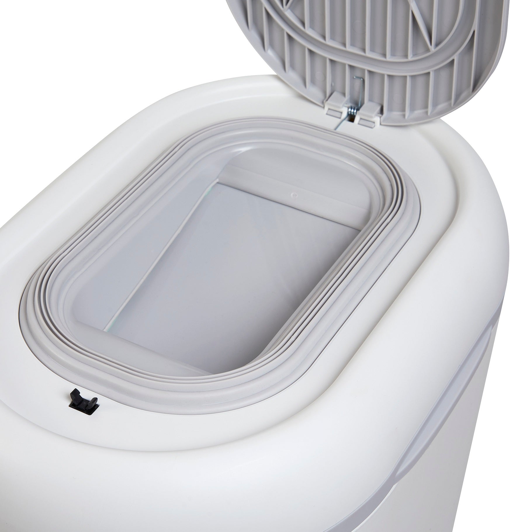 Shnuggle Nappy Bin in White/Grey- Strolleria