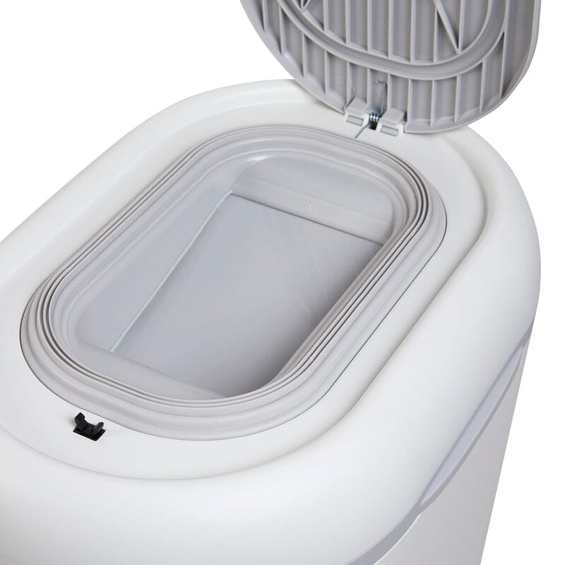 Shnuggle Nappy Bin in White/Grey