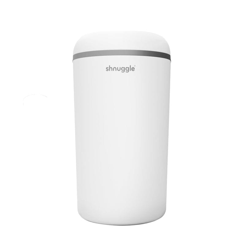 Shnuggle Nappy Bin in White/Grey