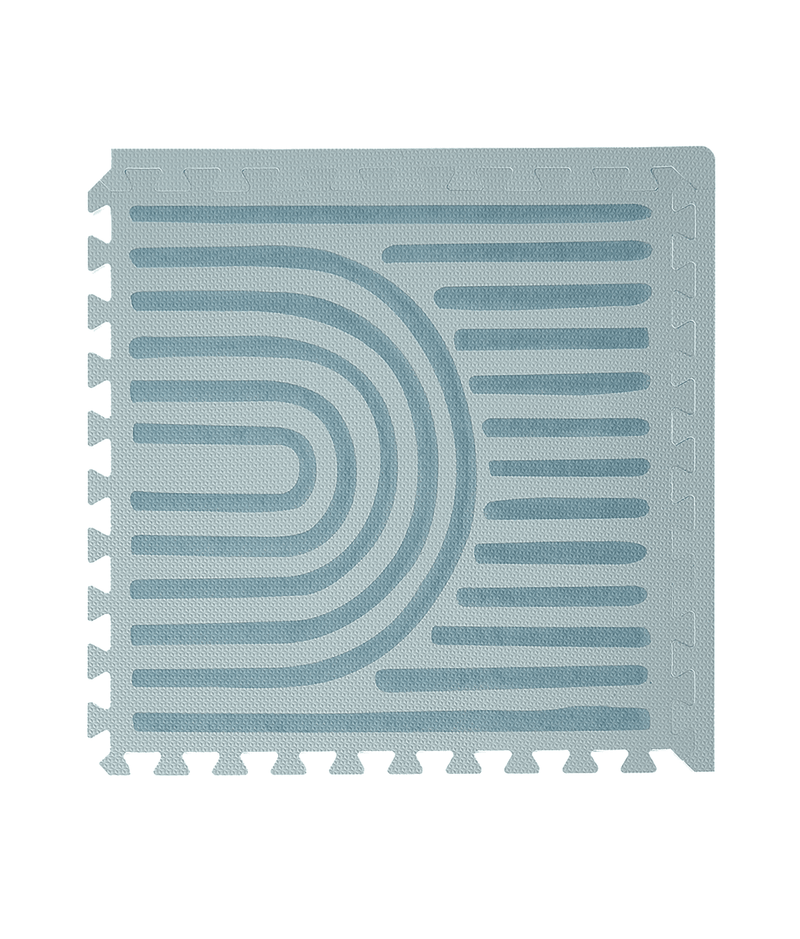 Toddlekind USA Haven Playmat In Linear - Mineral
