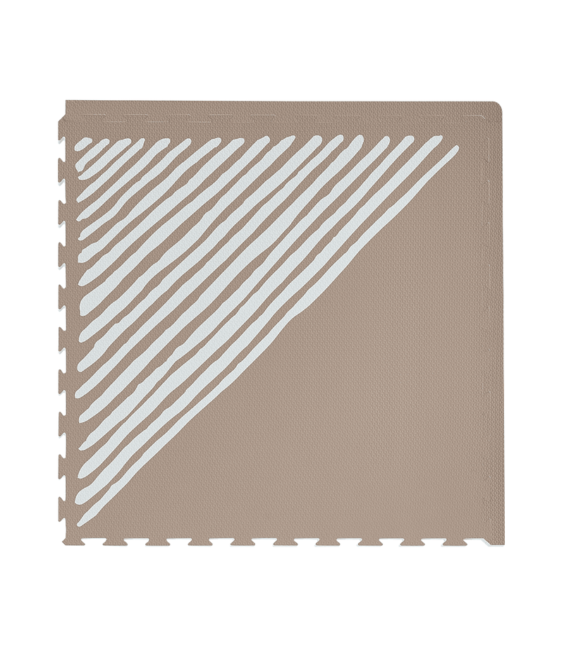 Toddlekind USA Haven Playmat in Sandy Lines - Tan
