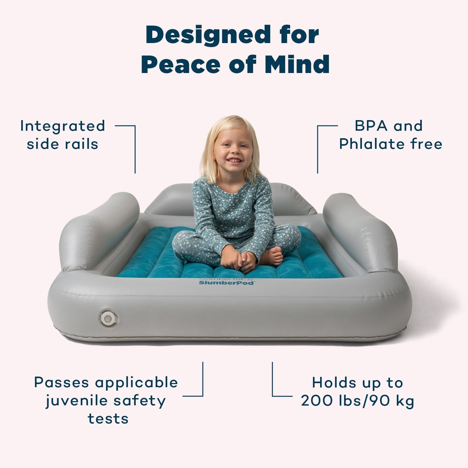 SlumberPod SlumberTot Inflatable Toddler Bed- Strolleria