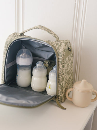 JuJuBe Sazan + JuJuBe Insulated Bottle Bag - Paisley Floral