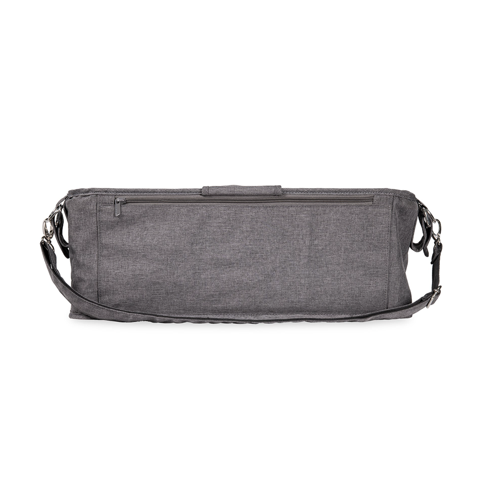 Wonderfold Parent Console with 4 Insulated Cup Holders - Gray- Strolleria