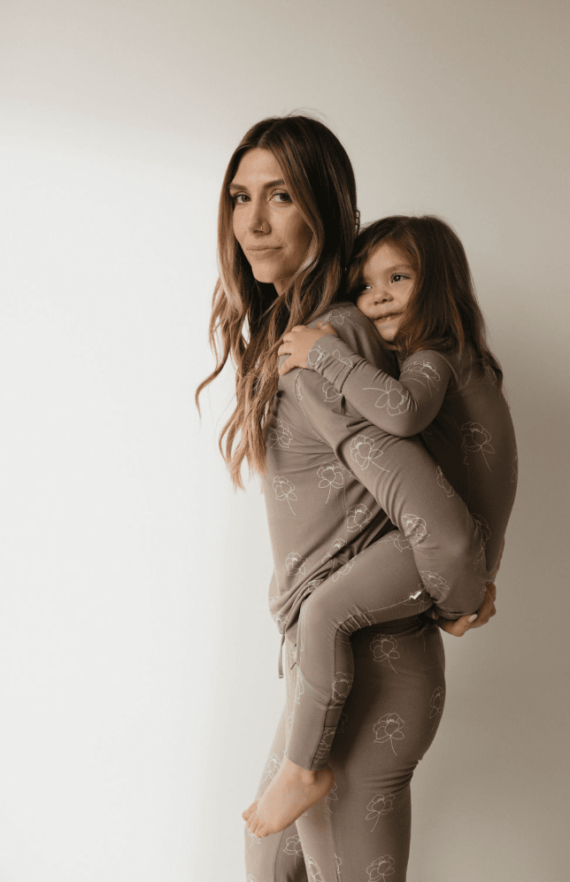 Forever French Baby - Bamboo Zip Pajamas | Sweet Dreams Floral