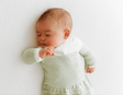 Swaddelini Bamboo Blend Mint Arms Out™ Long Sleeve Sleep Sack - Bambi Baby