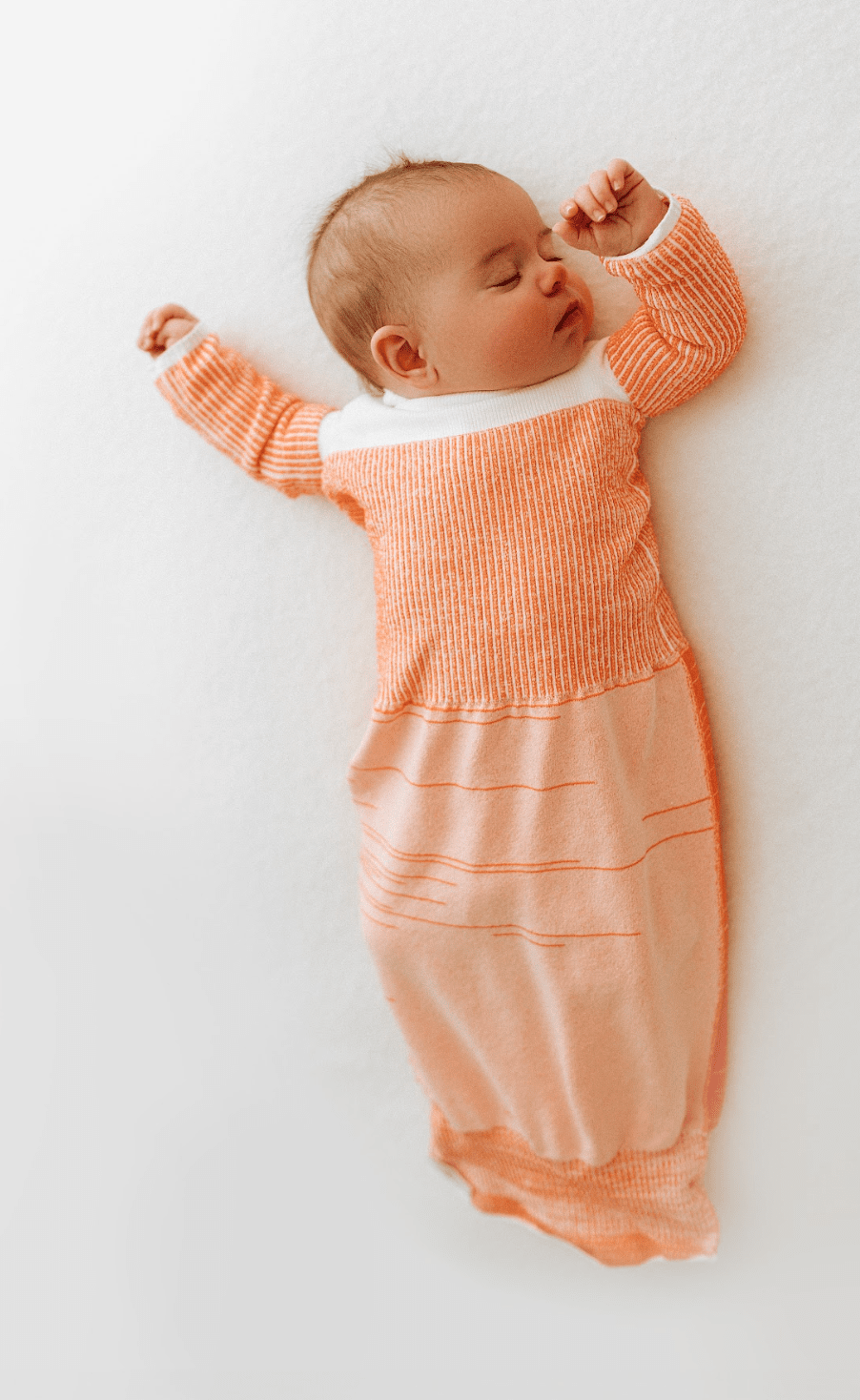 Swaddelini Orange Arms Out™ Long Sleeve Sleep Sack- Strolleria