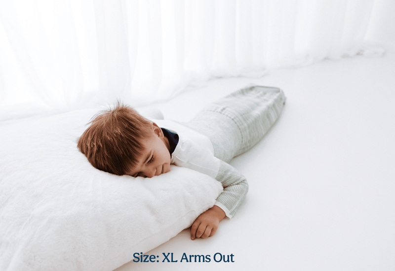 Swaddelini Bamboo Blend Mint Arms Out™ Long Sleeve Sleep Sack