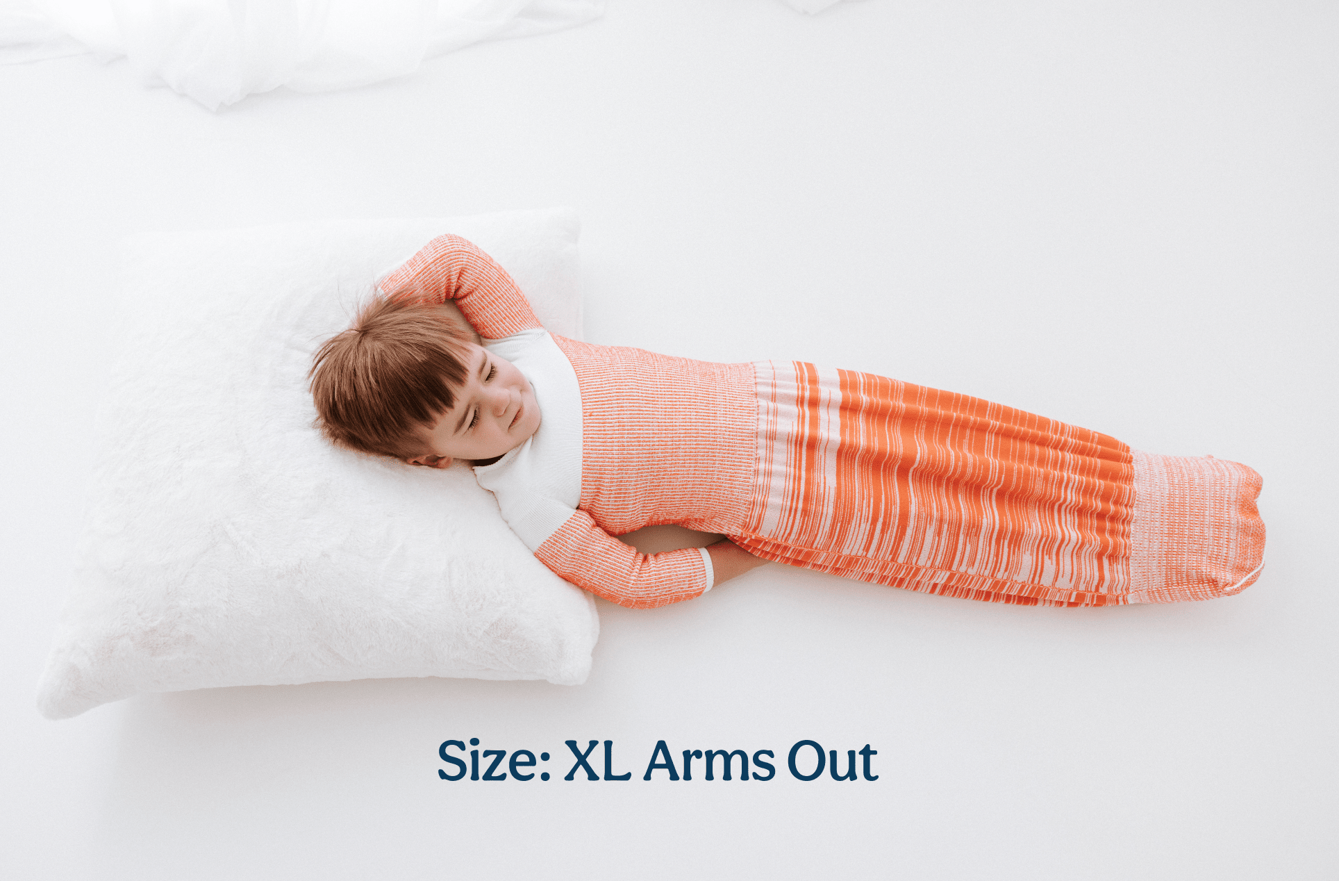 Swaddelini Orange Arms Out™ Long Sleeve Sleep Sack- Strolleria
