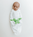 Swaddelini The Gift Swaddle Sleep Sack (Green) - Bambi Baby