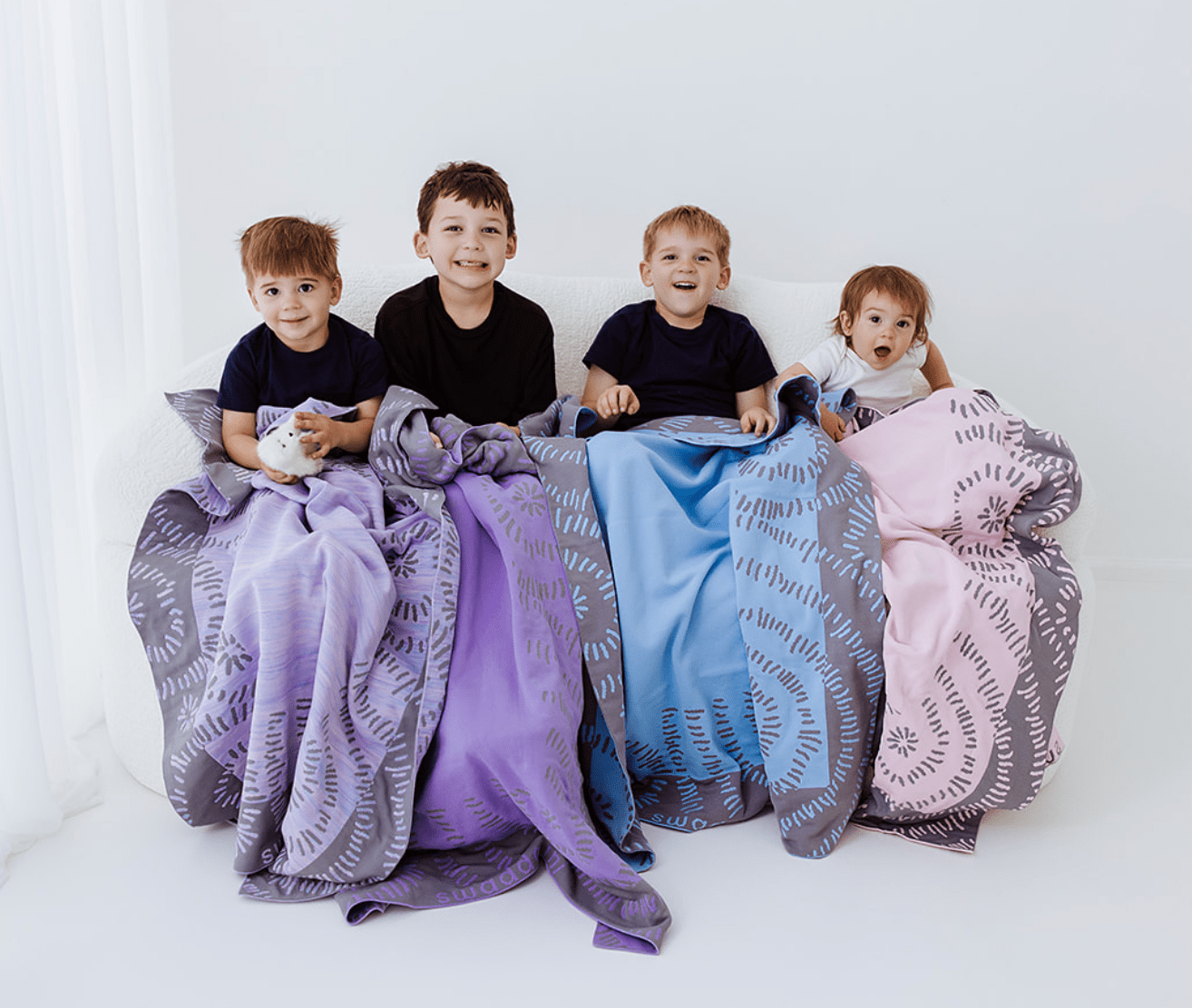 Blue Swaddelini Blanket- Strolleria